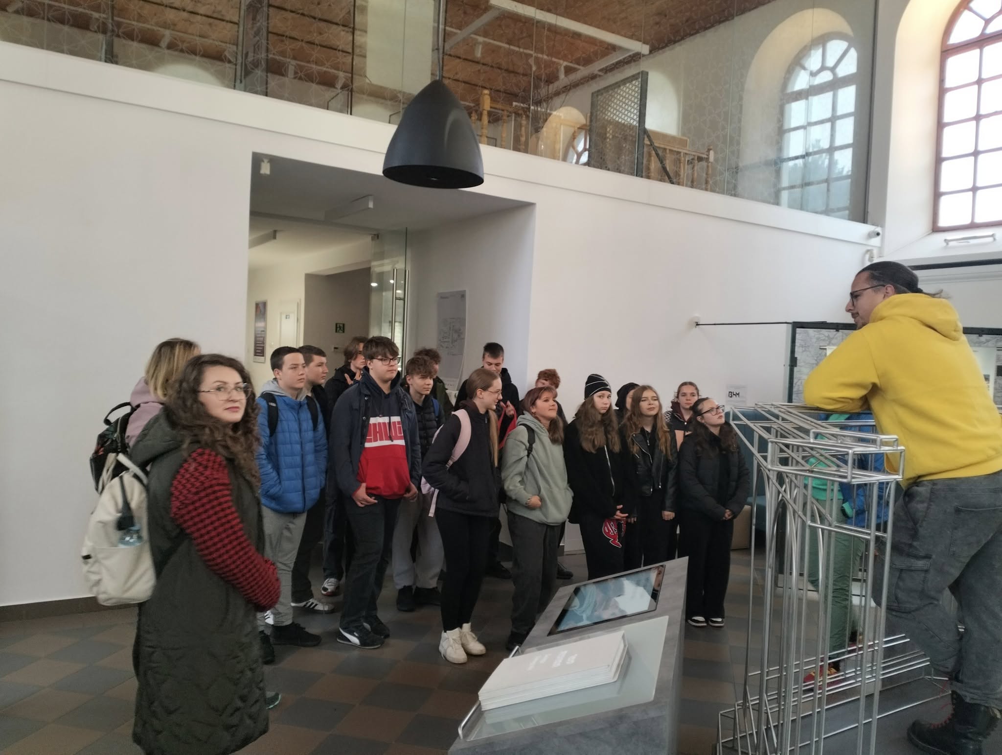 Młodzież z Sawina z wizytą w Wojsławicach